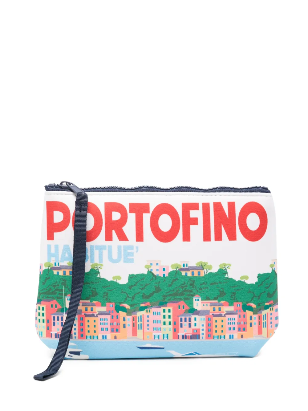 MC2 Saint Barth pochette Aline à imprimé Portofino - Blanc