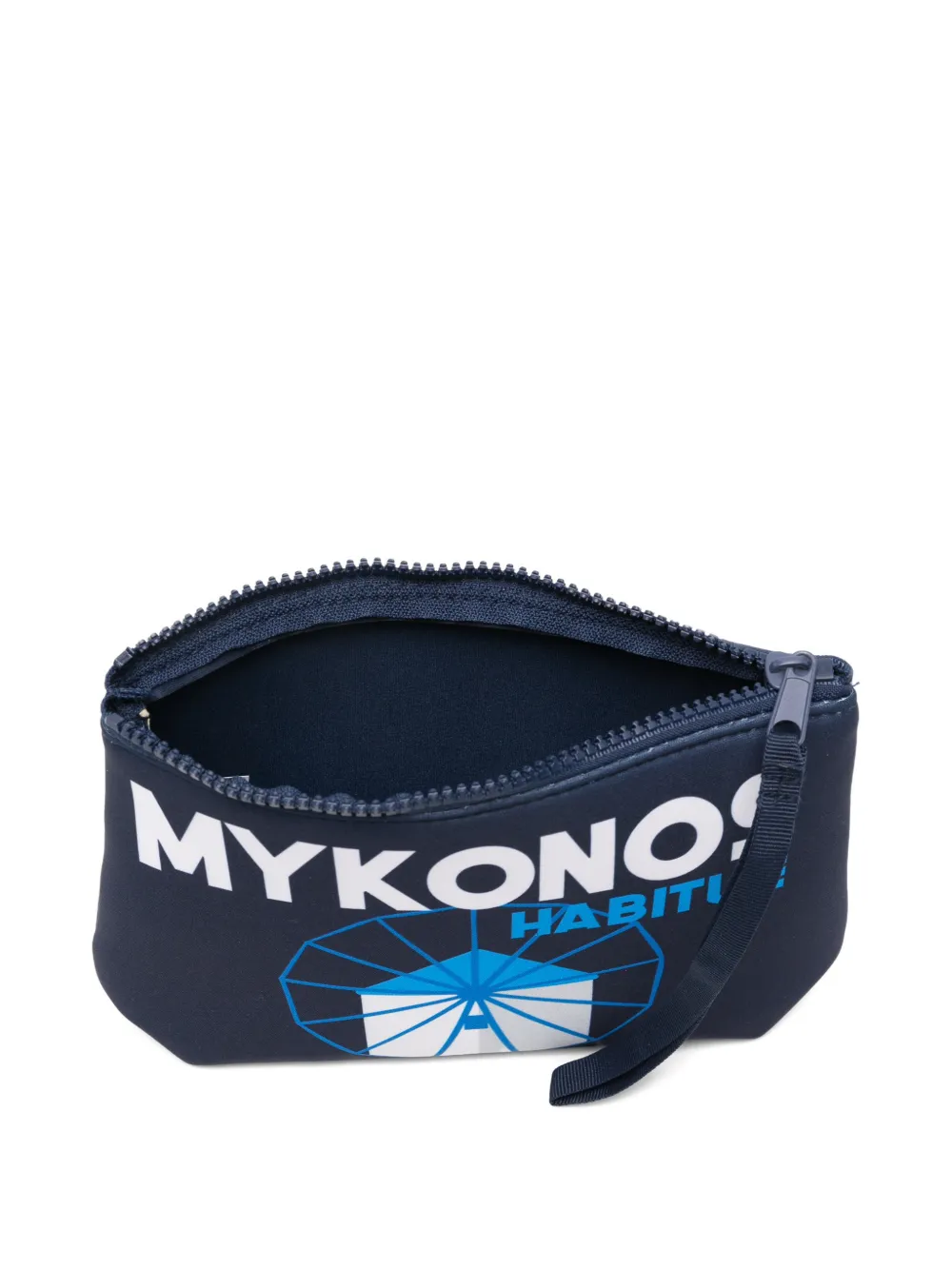 MC2 Saint Barth Aline clutch met logoprint Blauw