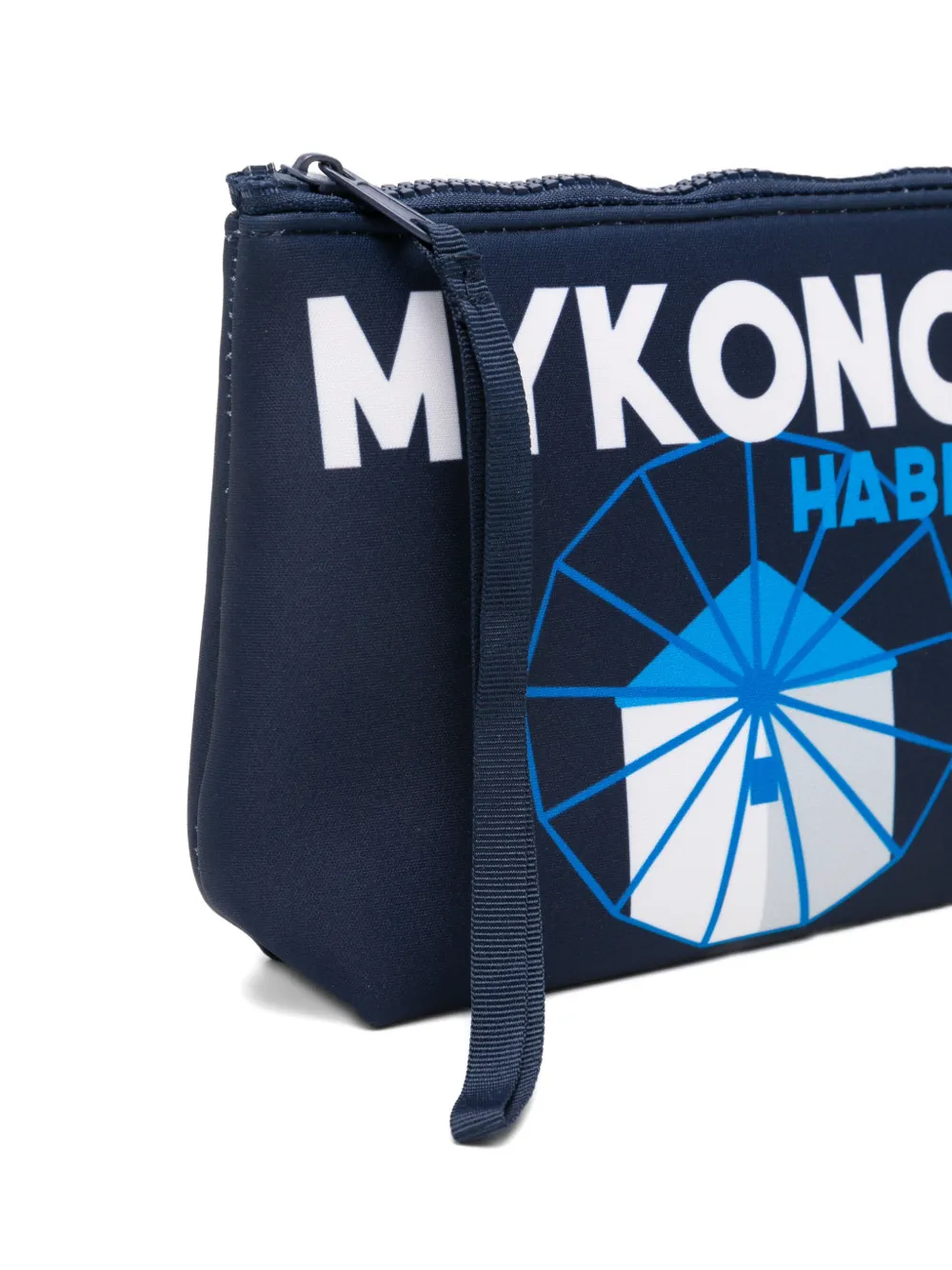 MC2 Saint Barth Aline clutch met logoprint Blauw