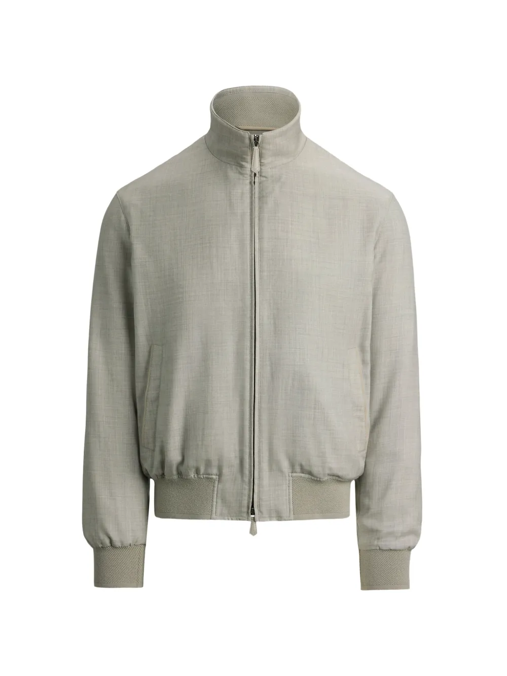Ralph Lauren Purple Label Felton twill-cloth bomber jacket - Grey