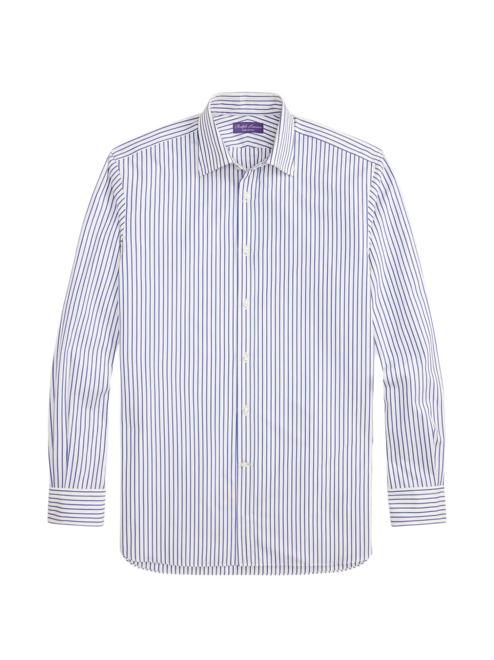 Ralph Lauren Purple Label Gestreiftes Winsford Hemd - Weiß