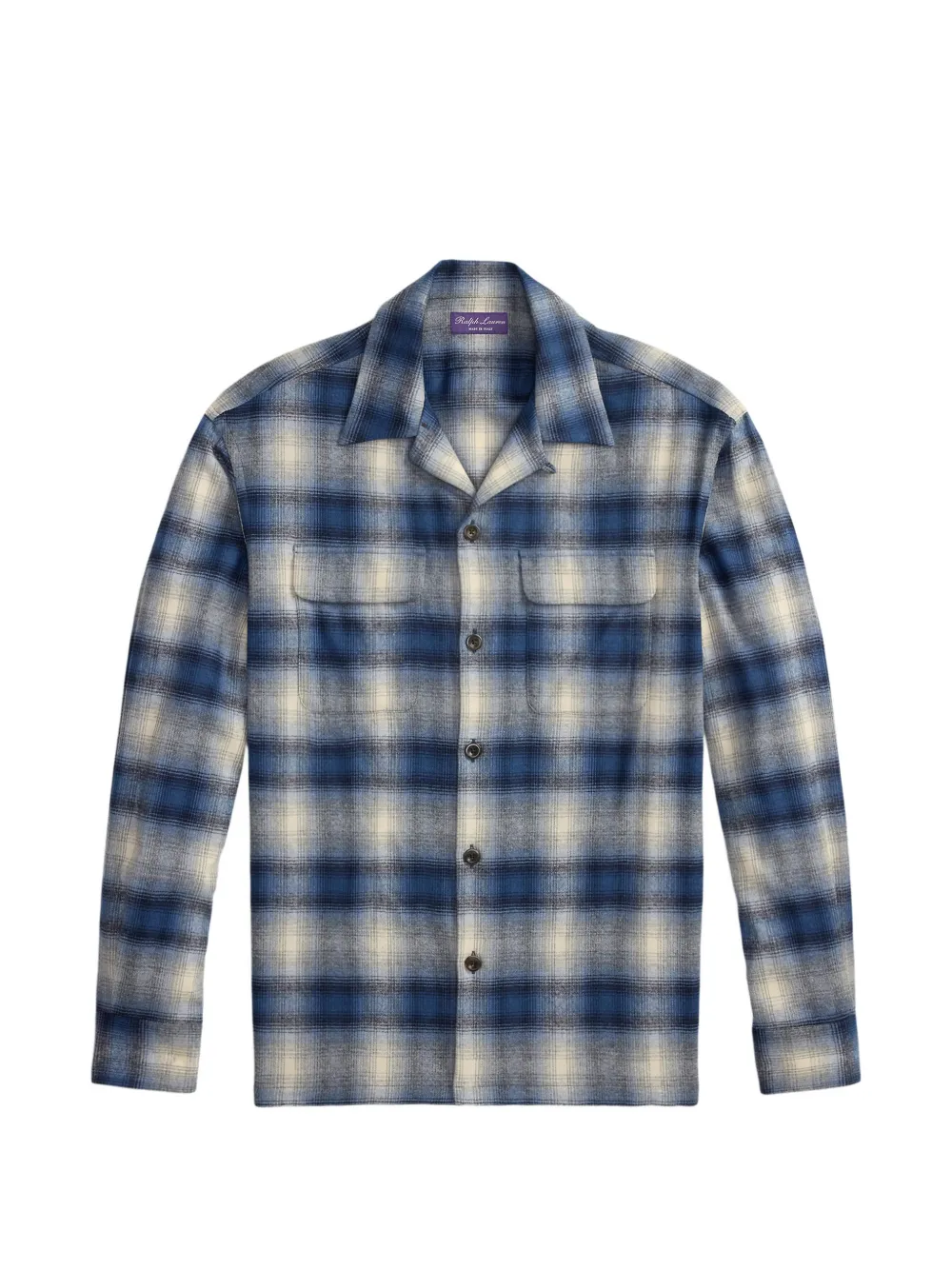 Ralph Lauren Purple Label Camicia a quadri - Blu