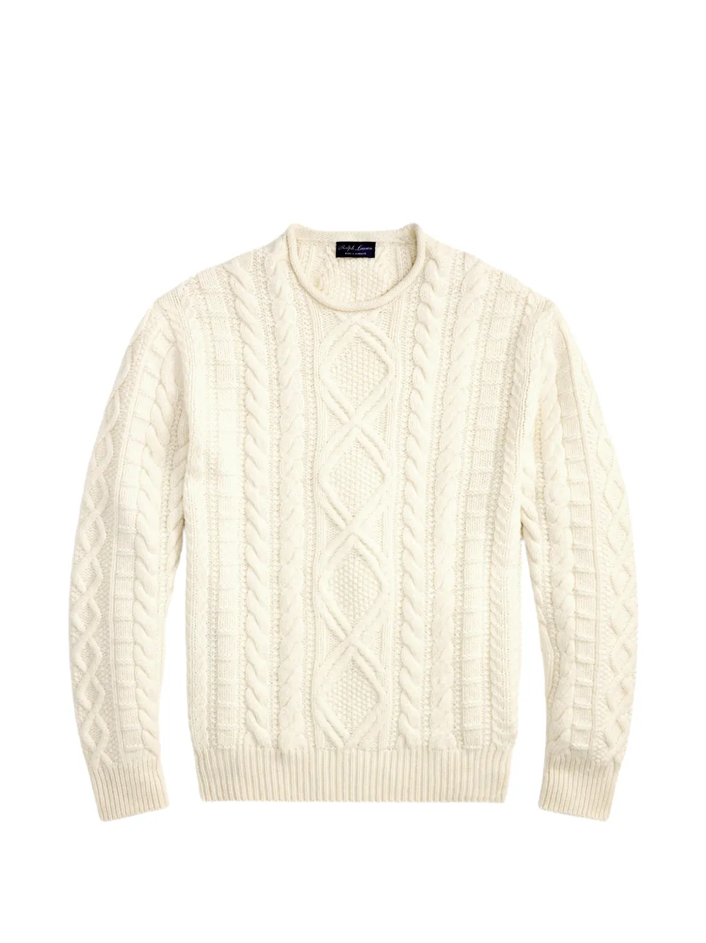 Ralph Lauren Purple Label Maglione Aran - Toni neutri
