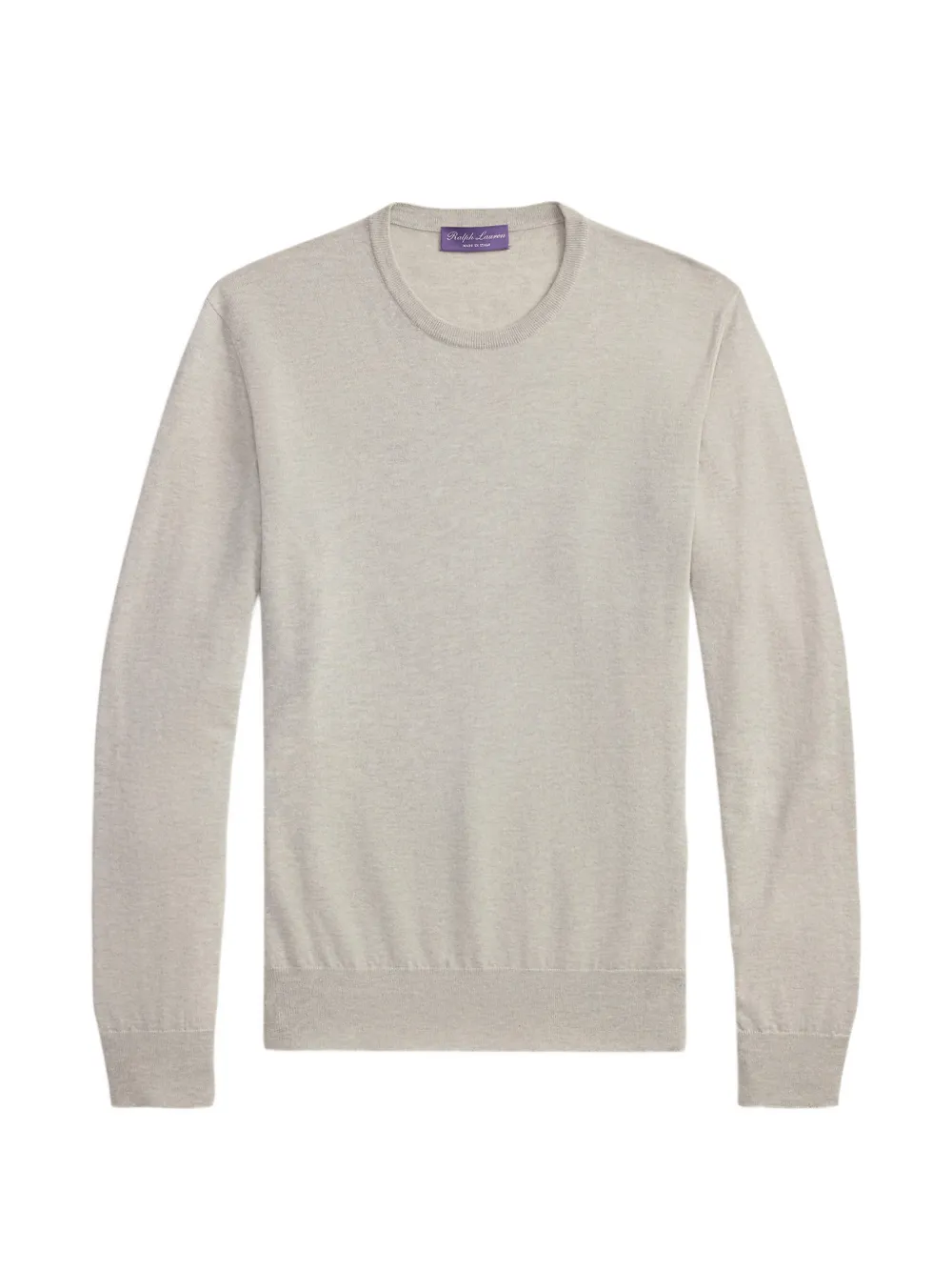 Ralph Lauren Purple Label Maglione girocollo in cashmere - Grigio