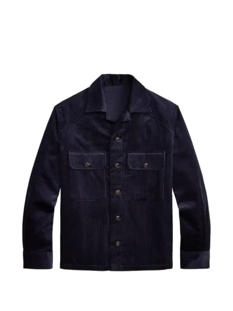 Ralph Lauren Purple Label sobrecamisa Clyborn de pana