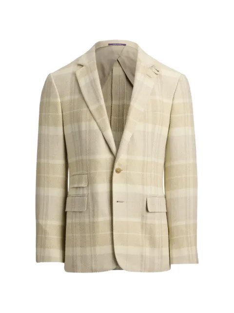 Ralph Lauren Purple Label Kent plaid blazer