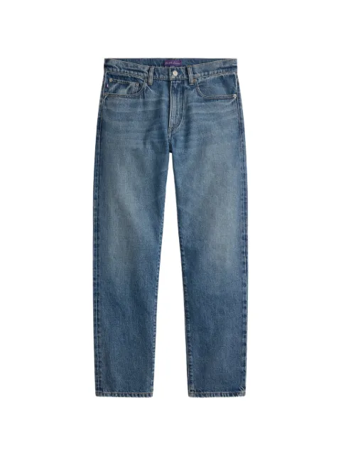 Ralph Lauren Purple Label faded straight-leg jeans