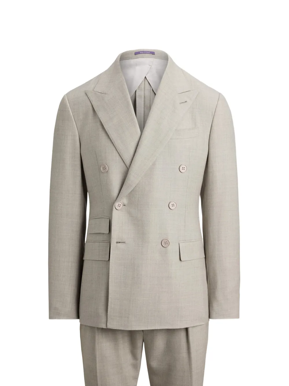 Ralph Lauren Purple Label Doppelreihiger Anzug - Grau