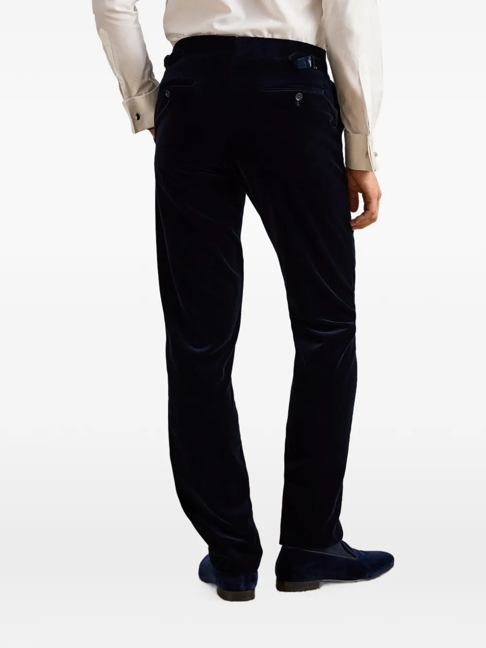 Ralph Lauren Purple Label Gregory fluwelen broek Blauw