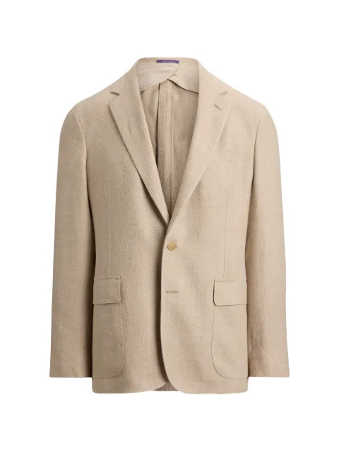 Ralph Lauren Purple Label Hadley herringbone blazer