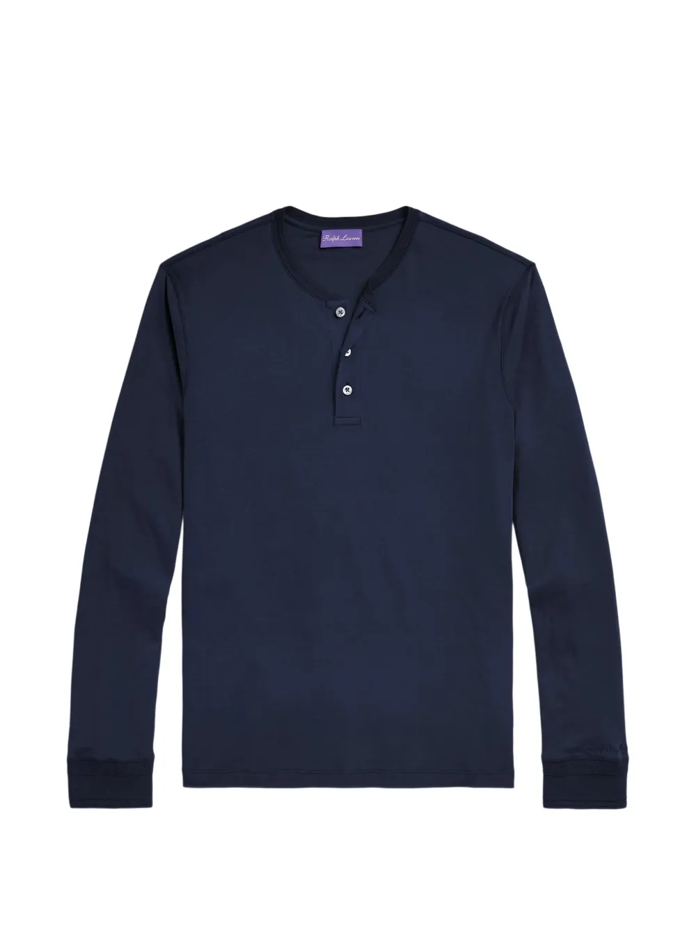 Ralph Lauren Purple Label interlock long-sleeve T-shirt - Blu