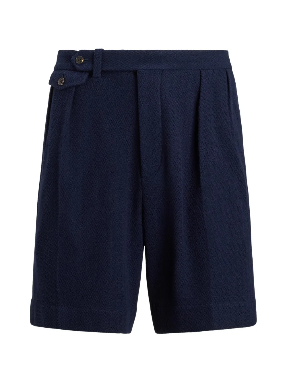 Ralph Lauren Purple Label Shorts plissettati - Blu