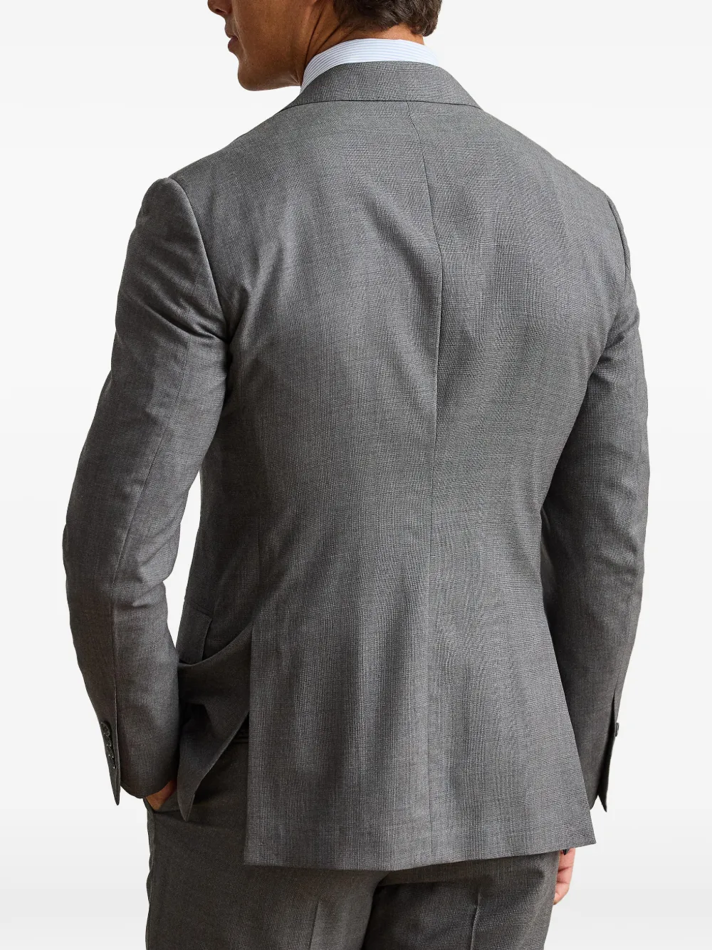 Ralph Lauren Purple Label Kent pak met enkele rij knopen Grijs
