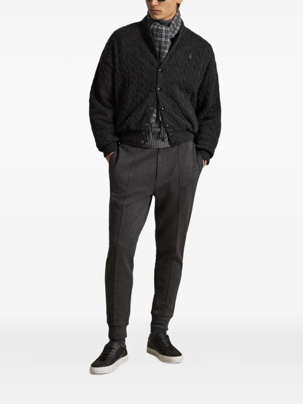 Polo Ralph Lauren Trainingsbroek met geplooid detail Grijs