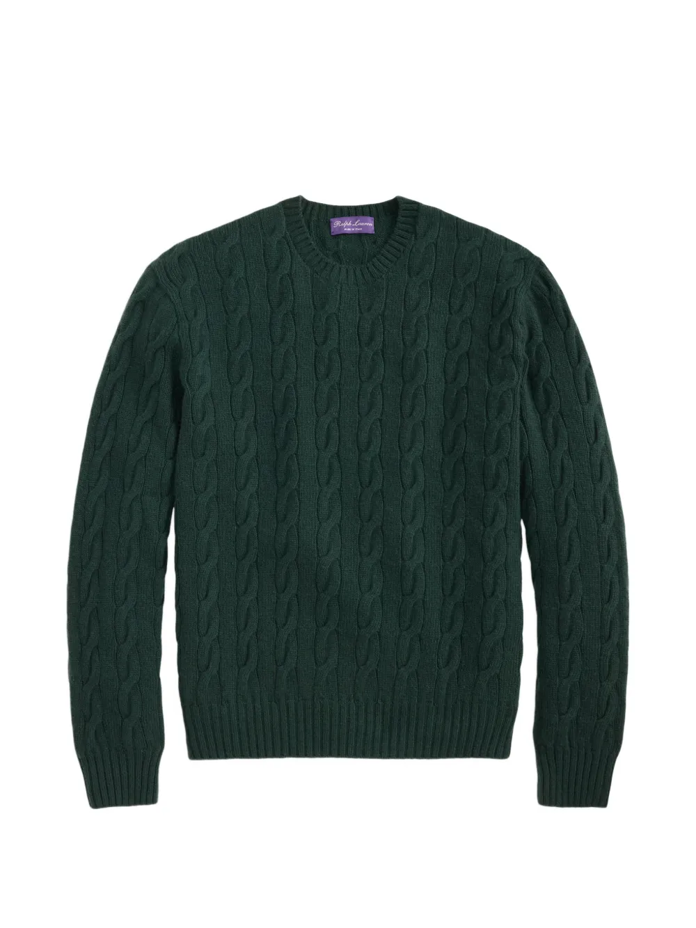 Ralph Lauren Purple Label cable-knit cashmere sweater - Green