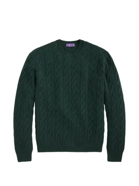 Ralph Lauren Purple Label cable-knit cashmere sweater