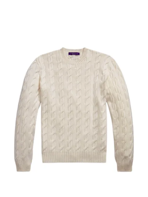 Ralph Lauren Purple Label cable-knit sweater