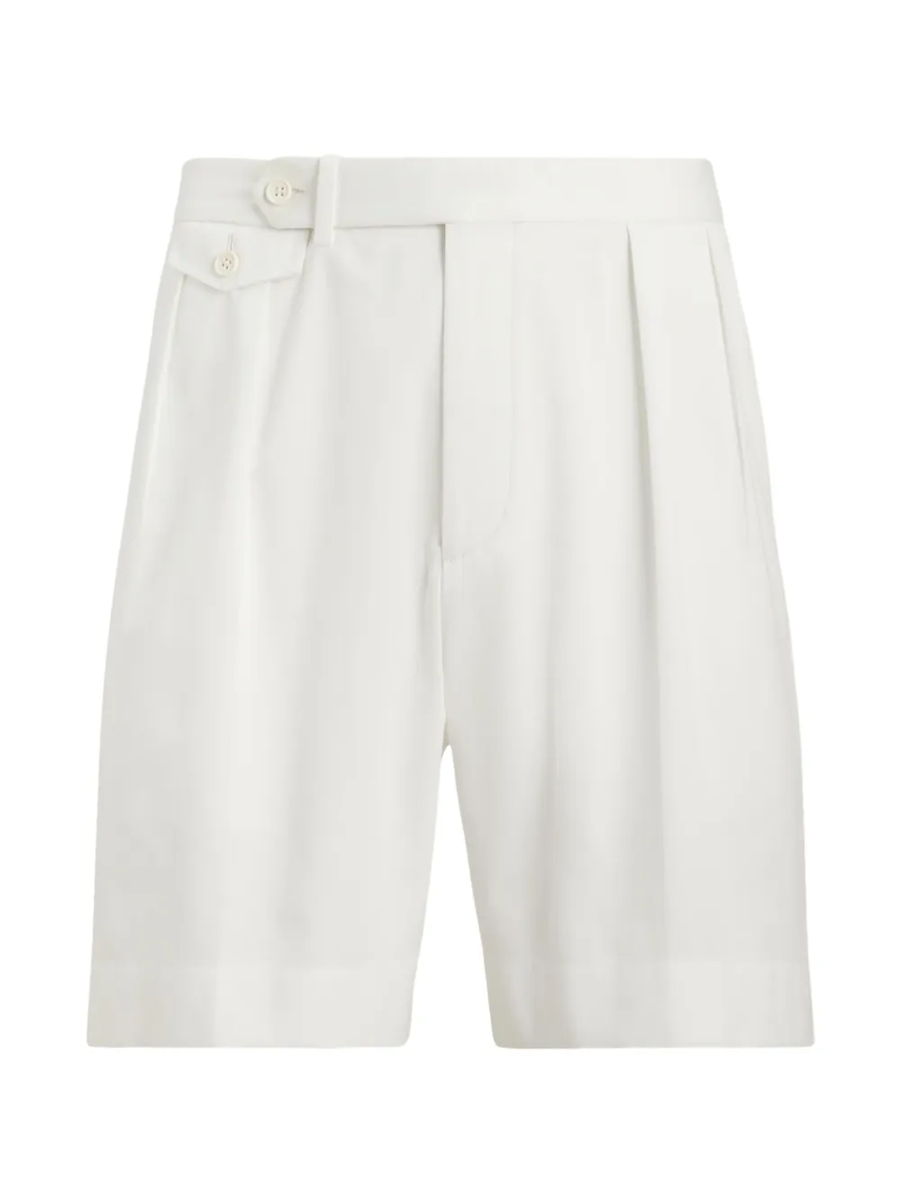 Ralph Lauren Purple Label pleated tailored shorts - Weiß