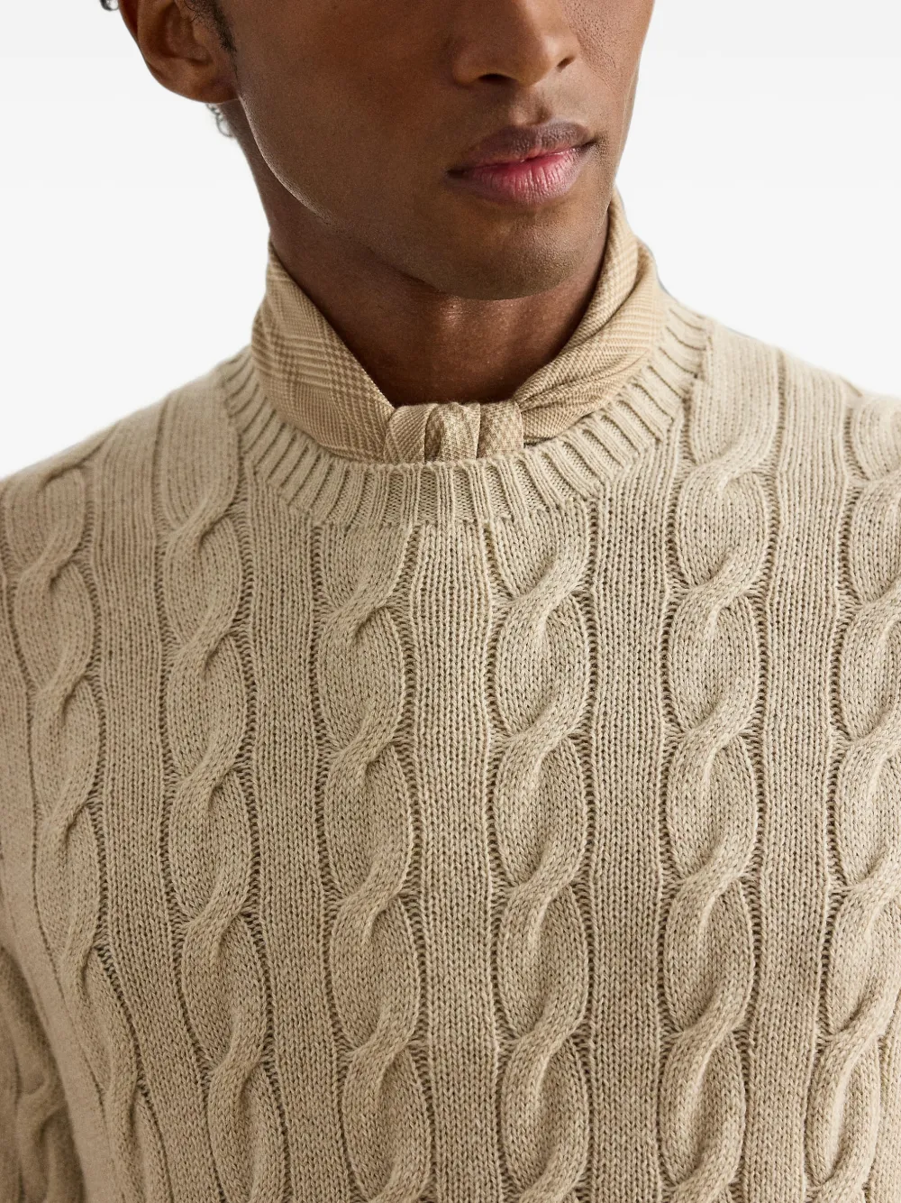 Ralph Lauren Purple Label Kasjmier sweater Beige