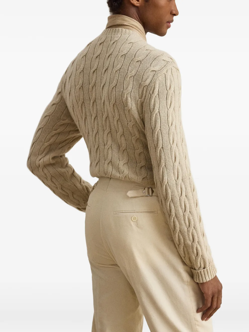 Ralph Lauren Purple Label Kasjmier sweater Beige