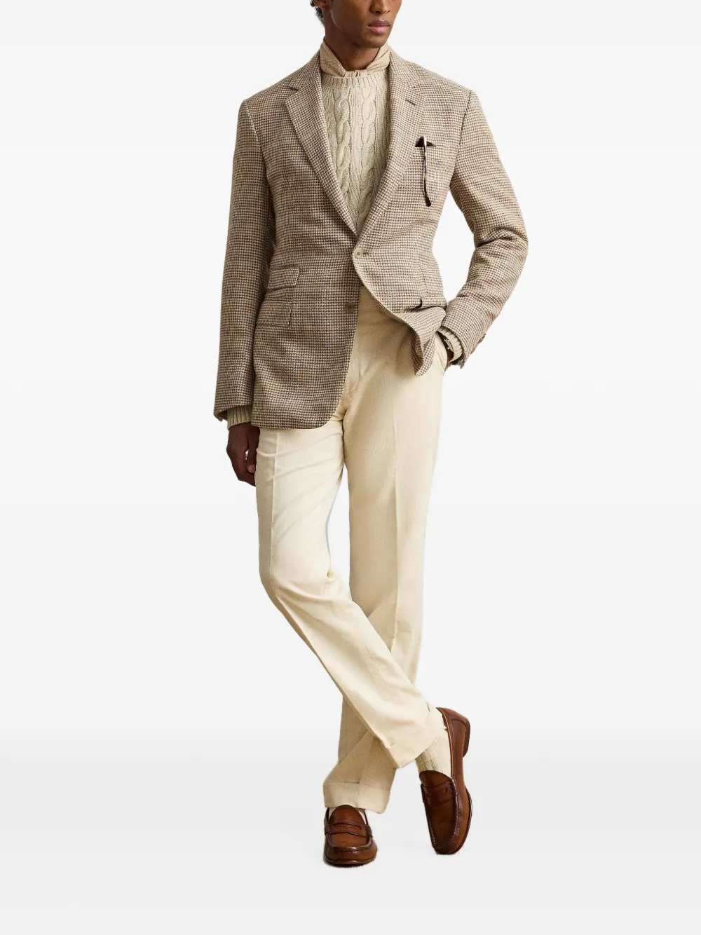 Ralph Lauren Purple Label Kasjmier sweater Beige