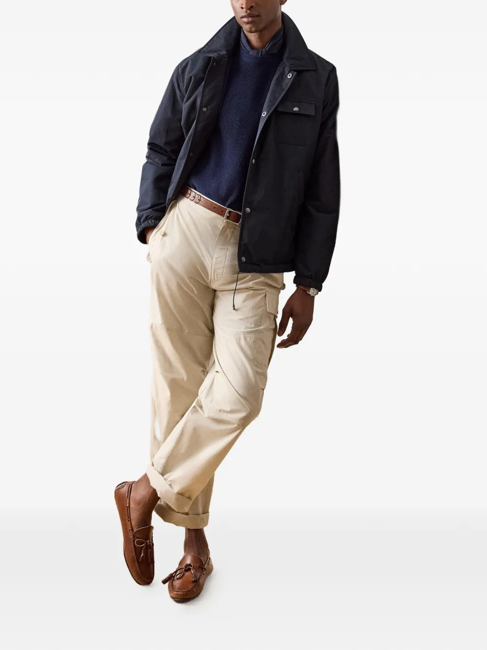 Ralph Lauren Purple Label Kasjmier trui Blauw