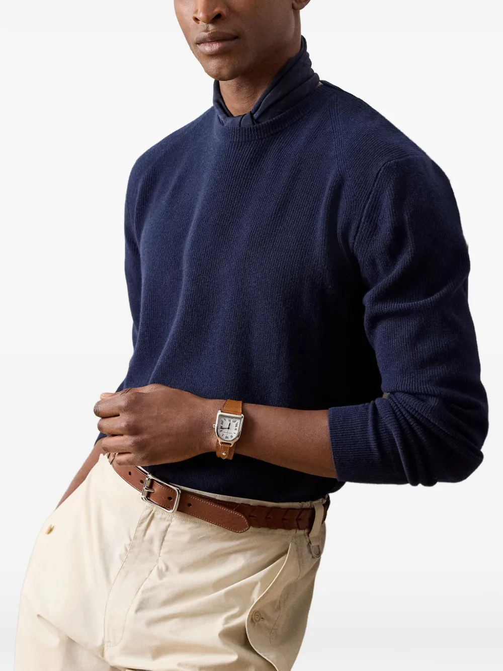 Ralph Lauren Purple Label Kasjmier trui Blauw