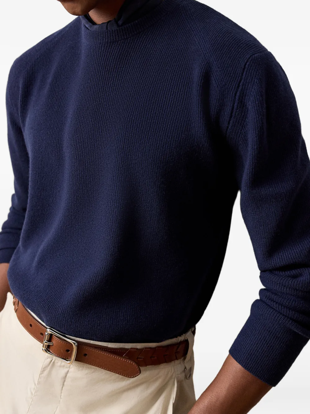 Ralph Lauren Purple Label Kasjmier trui Blauw