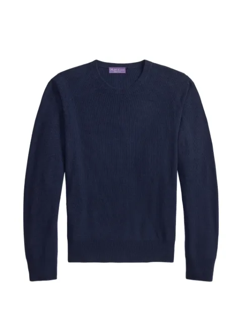Ralph Lauren Purple Label Gerippter Kaschmirpullover