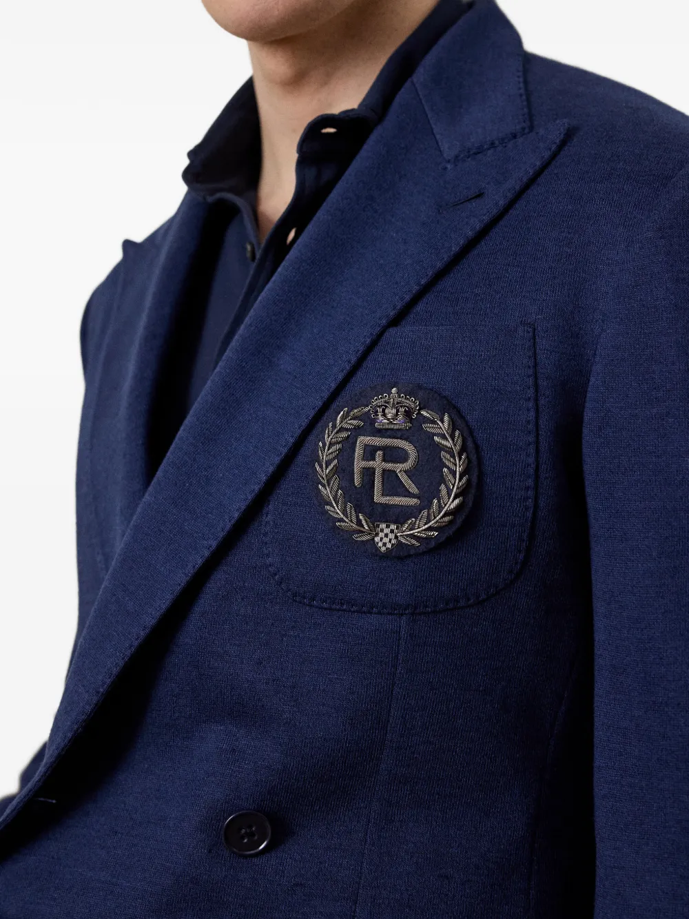 Ralph Lauren Purple Label Kent blazer met dubbele rij knopen Blauw