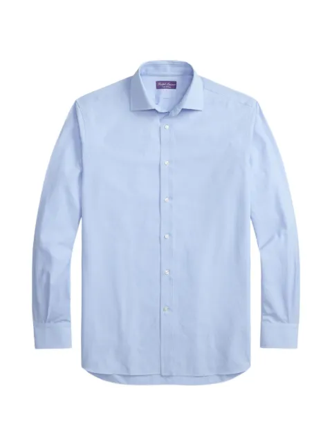 Ralph Lauren Purple Label mini-glen check twill shirt