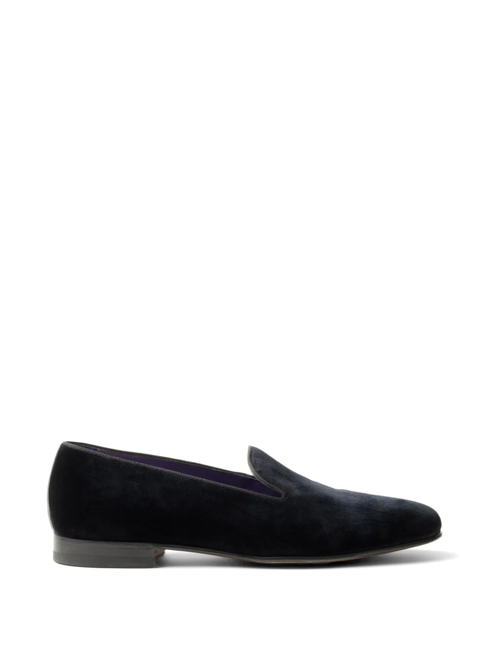 Ralph Lauren Purple Label Alonzo velvet loafers - Nero