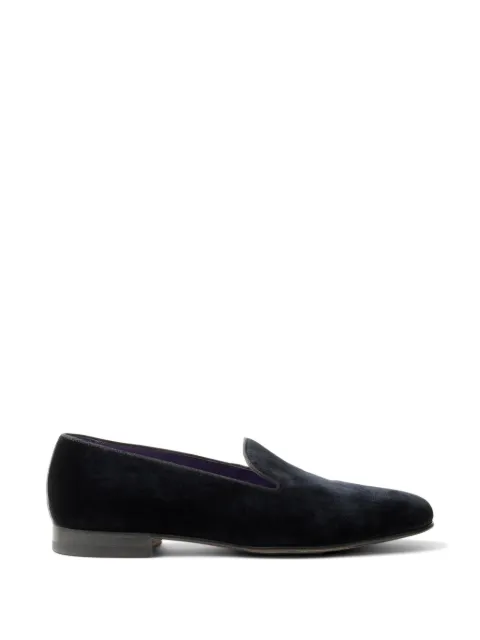 Ralph Lauren Purple Label Alonzo velvet loafers