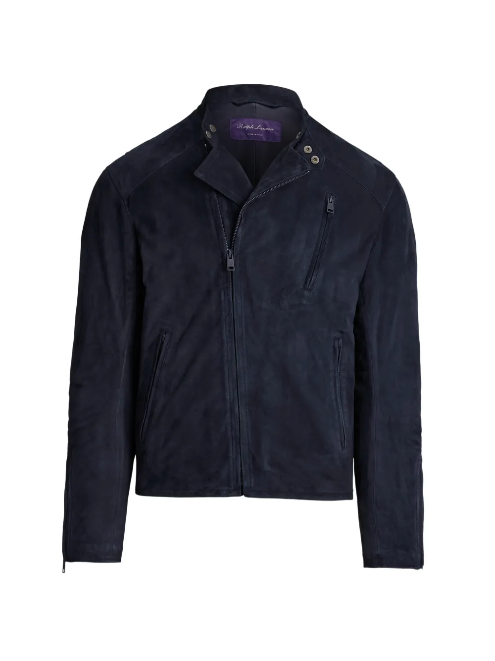 Ralph Lauren Purple Label Giacca Moto - Blu
