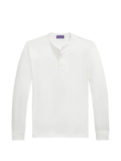 Ralph Lauren Purple Label Henley long-sleeve T-shirt