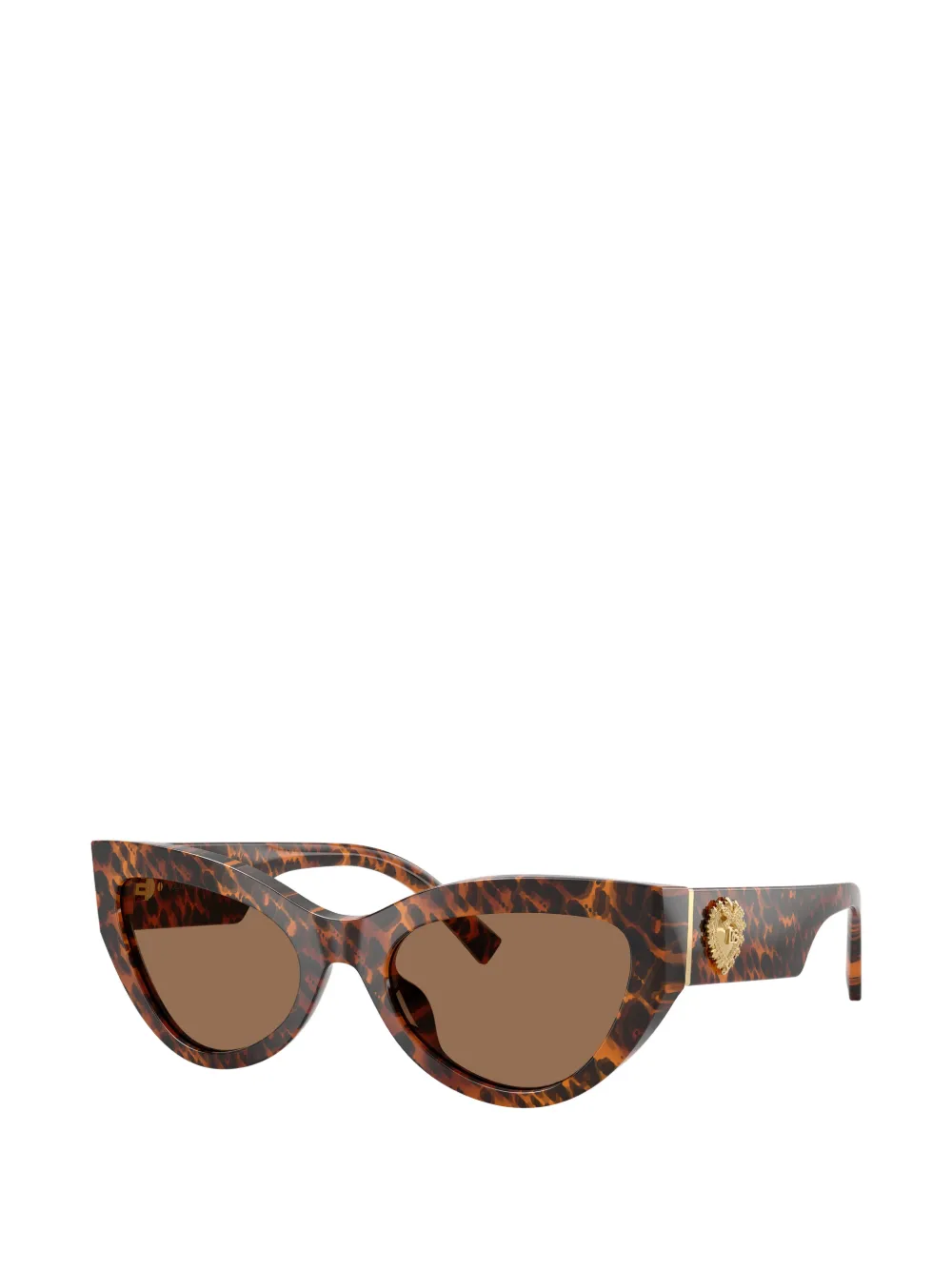 Dolce & Gabbana Eyewear Zonnebril met schildpadschild-design Bruin