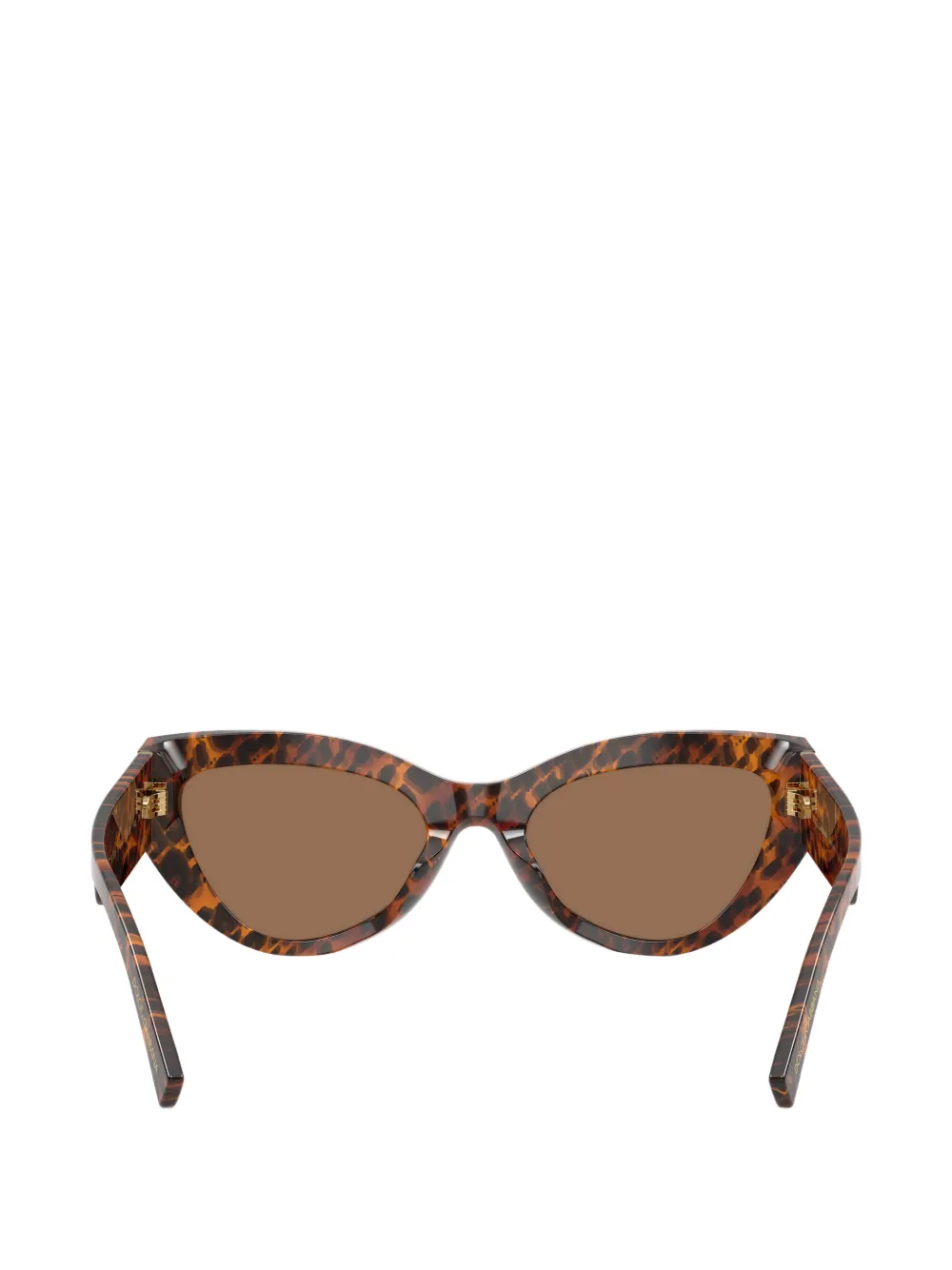 Dolce & Gabbana Eyewear Zonnebril met schildpadschild-design Bruin