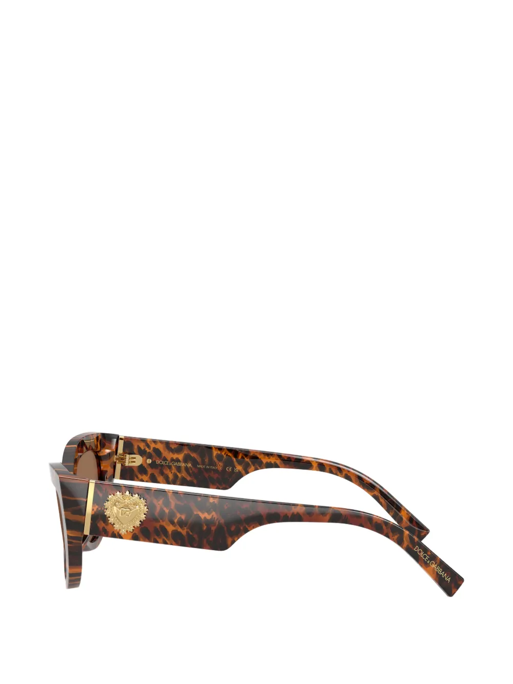 Dolce & Gabbana Eyewear Zonnebril met schildpadschild-design Bruin