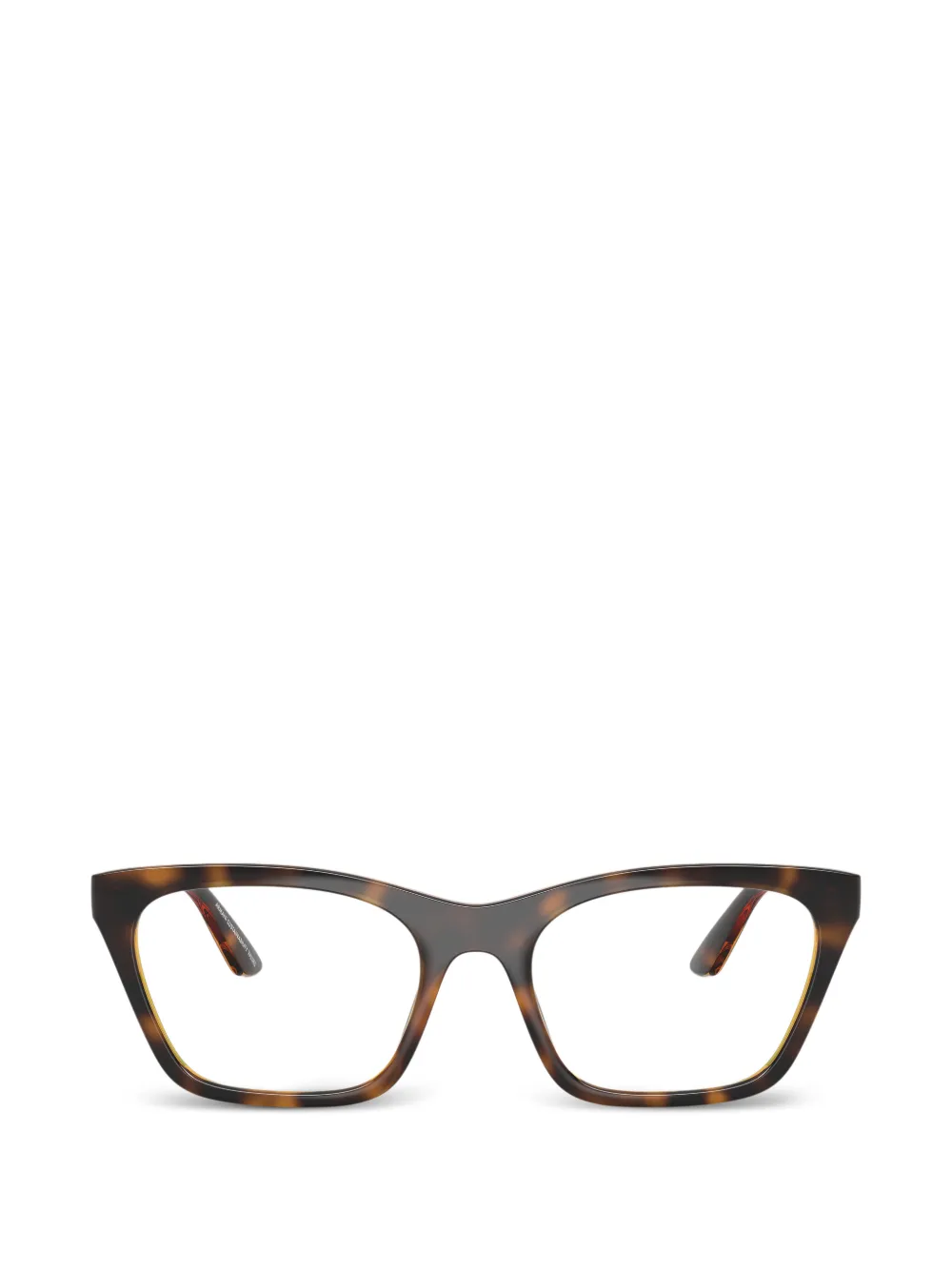 Emporio Armani tortoiseshell-effect cat-eye sunglasses - Marrone