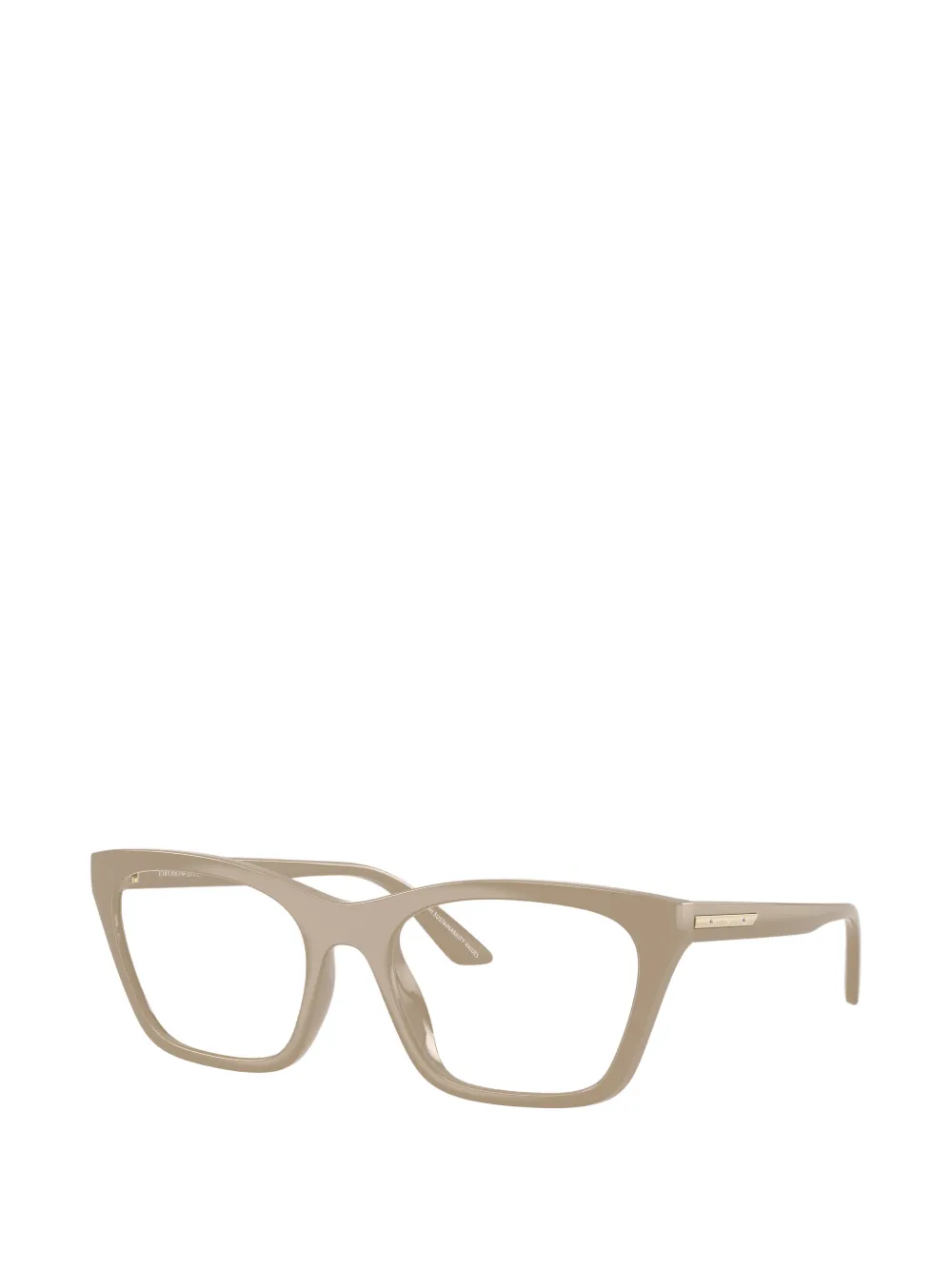 Emporio Armani Zonnebril met cat-eye montuur Beige