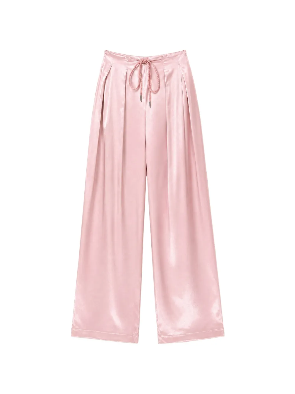Danamé satin-finish drawstring palazzo pants