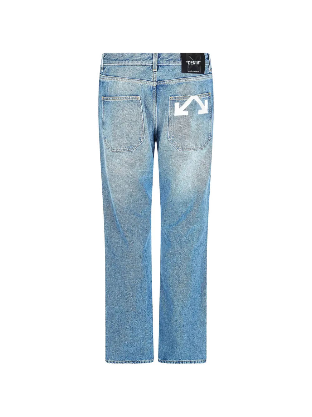  Off-white Vaqueros Con Motivo Arrow - Azul 