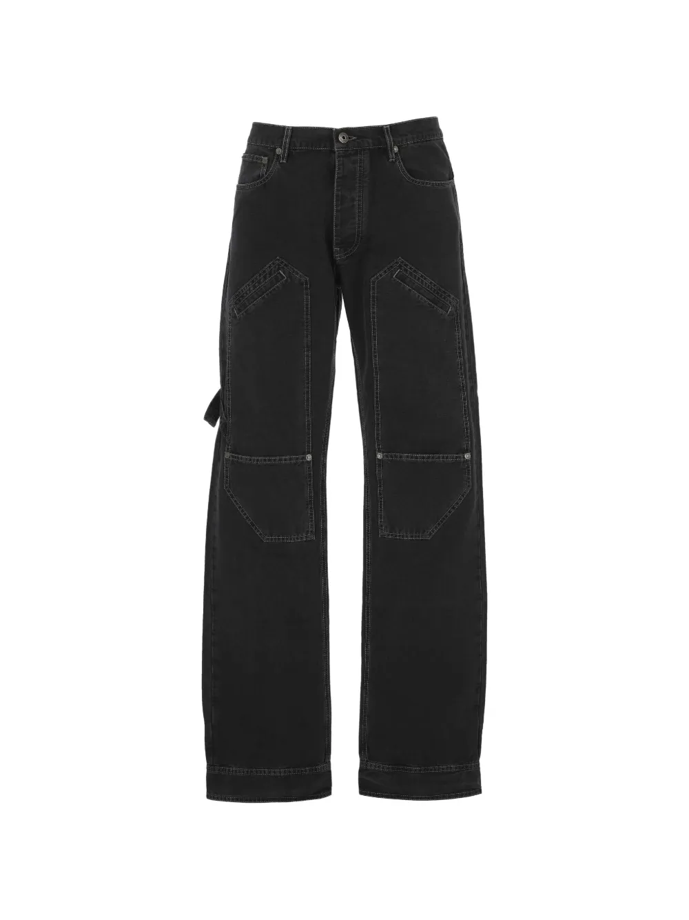 Off-White paneled carpenter jeans - Schwarz