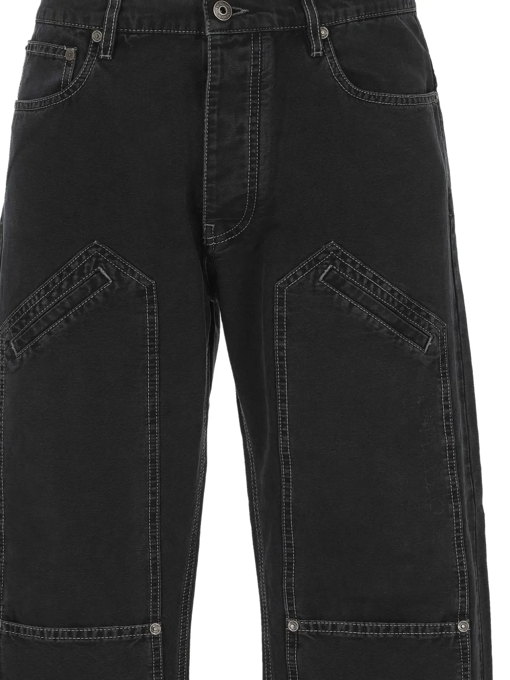 Off-white Vaqueros Carpenter A Paneles - Negro 