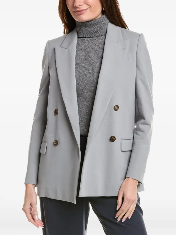 美品　ブルネロクチネリ　ダブルジャケット　XSサイズ Brunello Cucinelli ダブルジャケット | グレー | FARFETCH JP