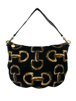 Gucci Pre-Owned 2000-2015 GG Canvas Shoulder Bag | Black | FARFETCH RO