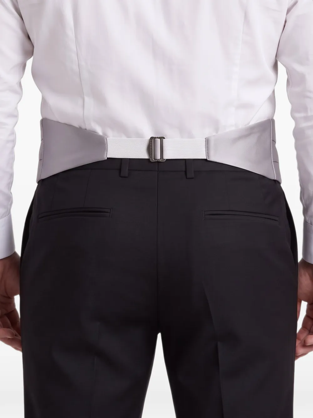 Brunello Cucinelli Geplooide cummerbund Grijs
