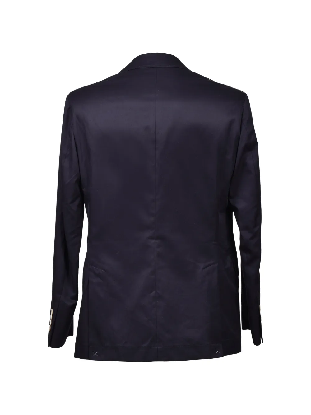 Brunello Cucinelli Blazer met enkele rij knopen Blauw