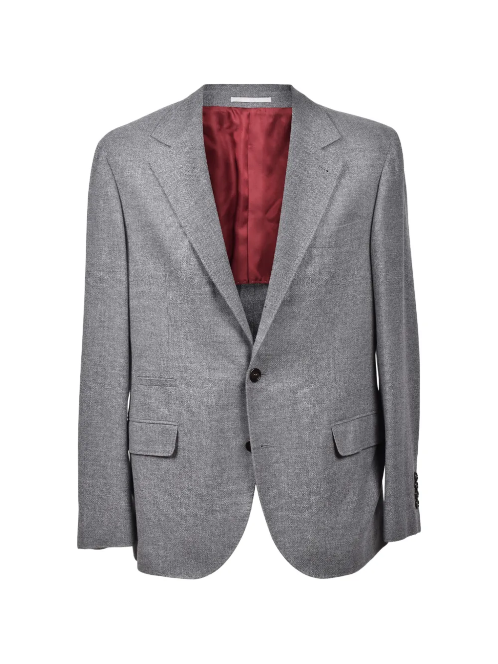 Brunello Cucinelli peak-lapel single-breasted blazer - Grey