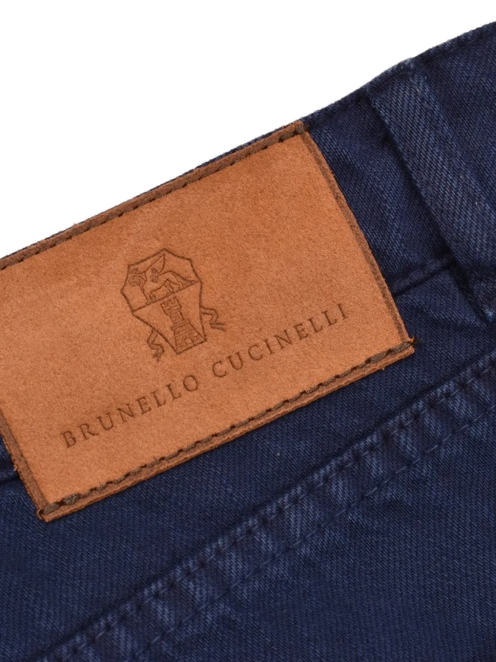 Brunello Cucinelli Straight jeans met vijf zakken Blauw